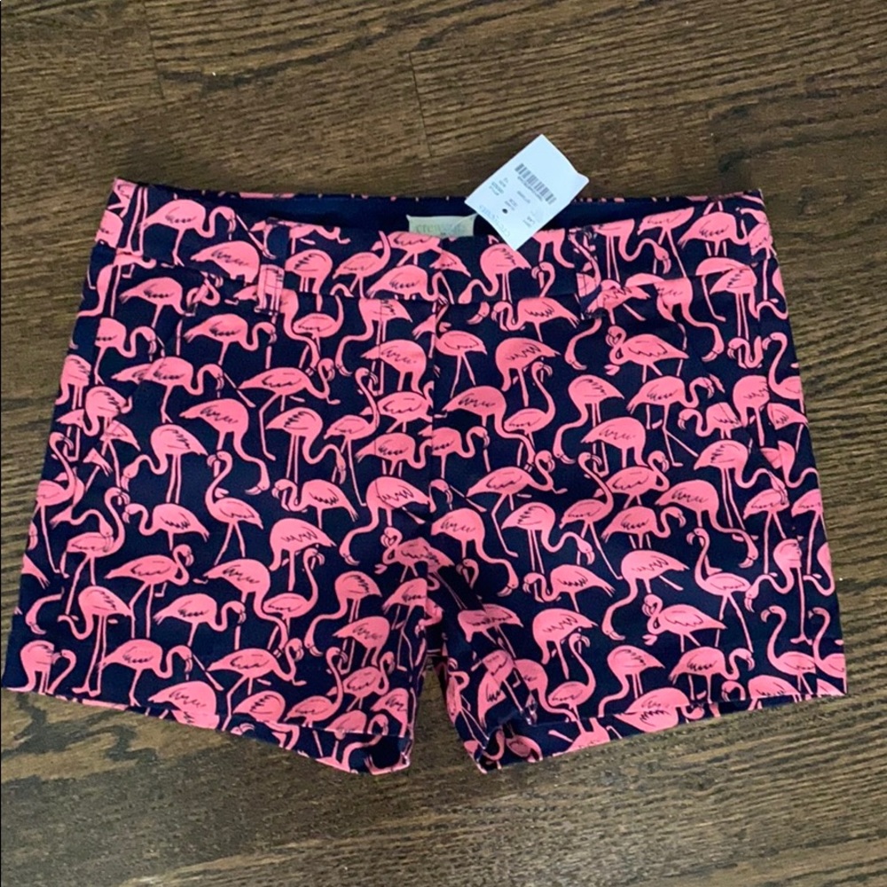 Girls Crew Cuts flamingo shorts
